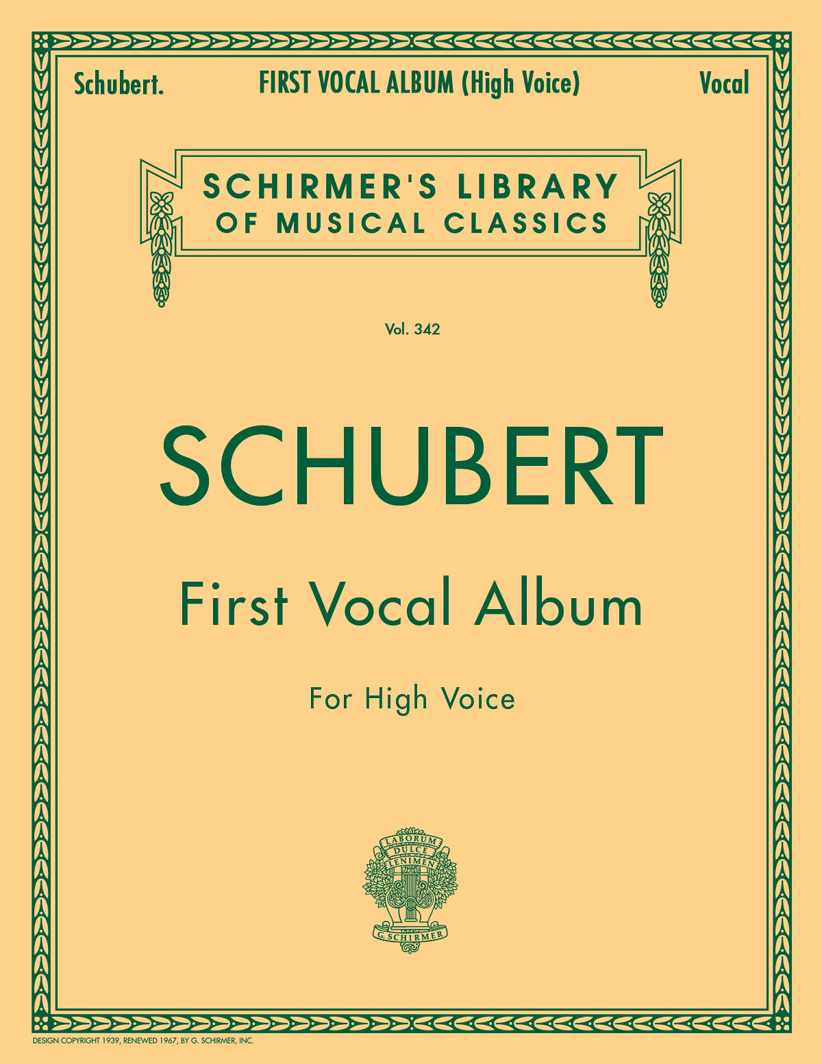 Schubert: First Vocal Album
