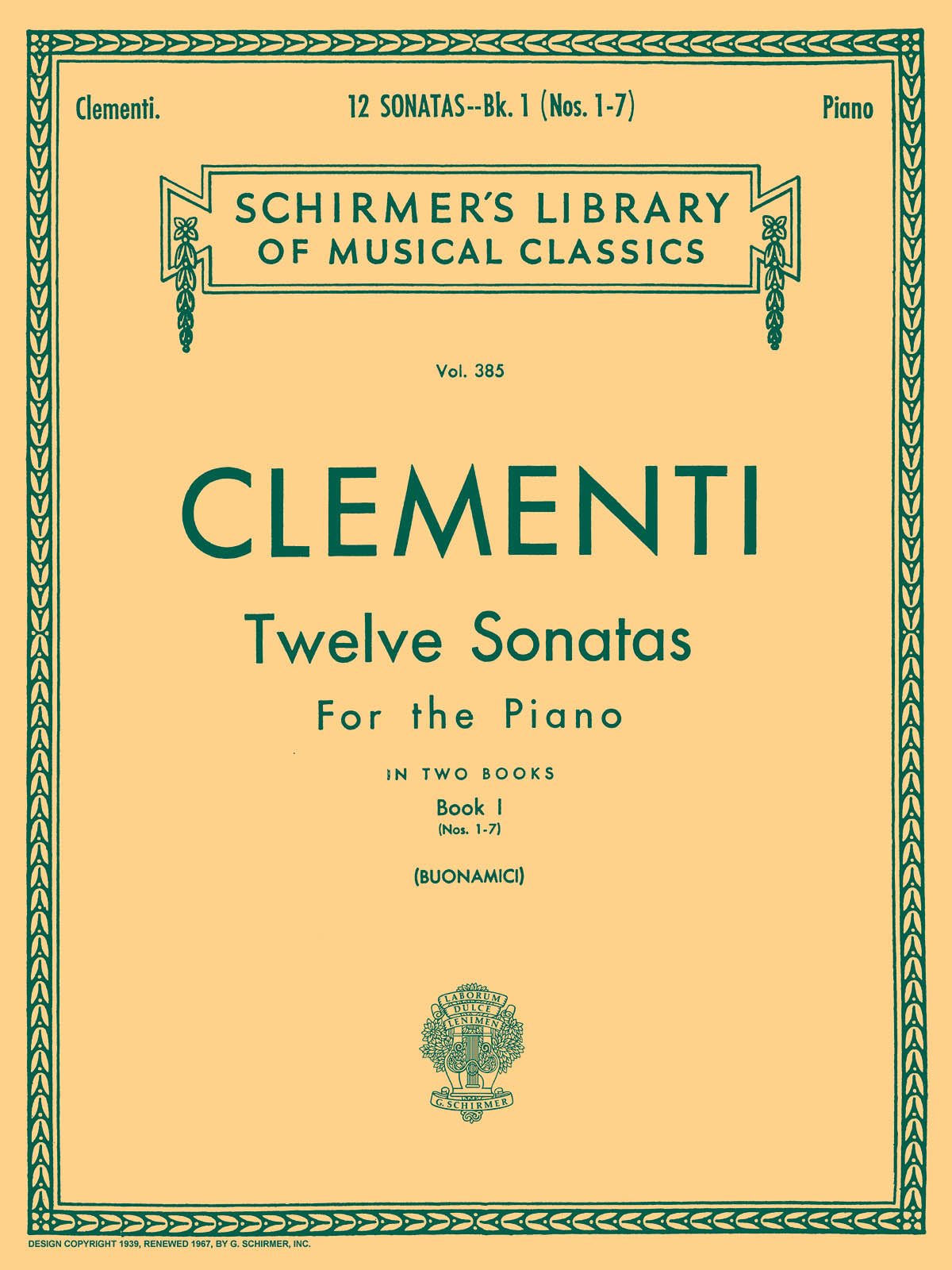 Clementi: 12 Sonatas - Book 1