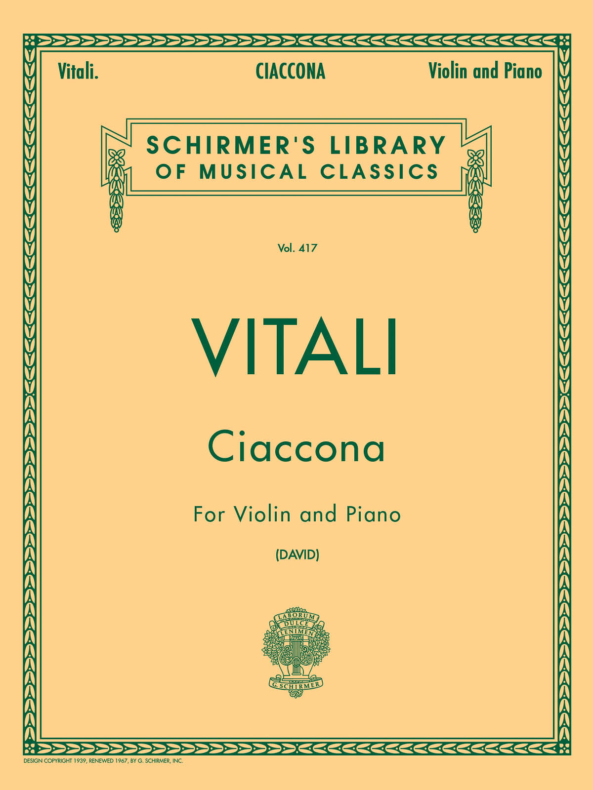 Vitali: Ciaccona