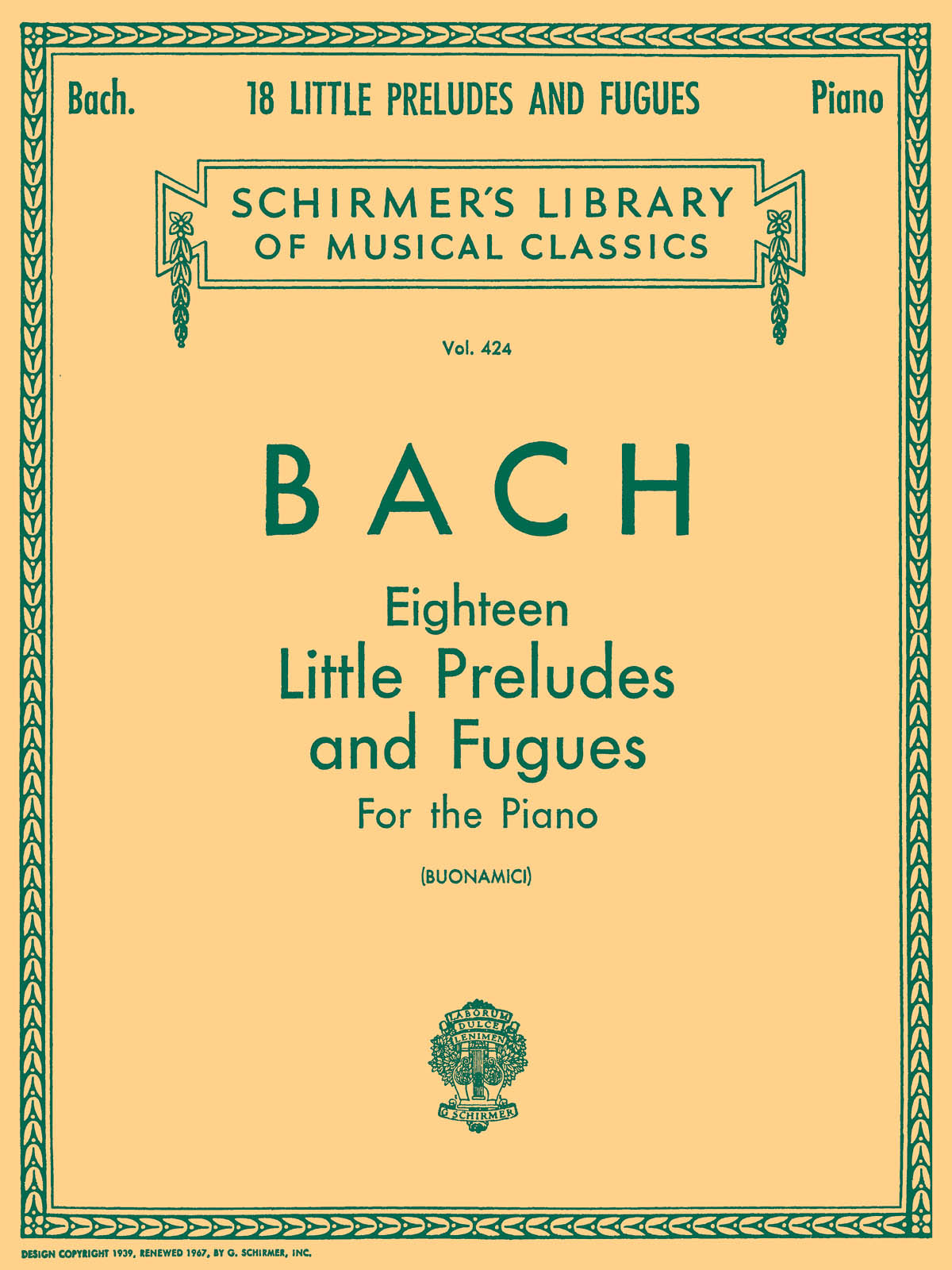 Bach: 18 Little Preludes and Fugues
