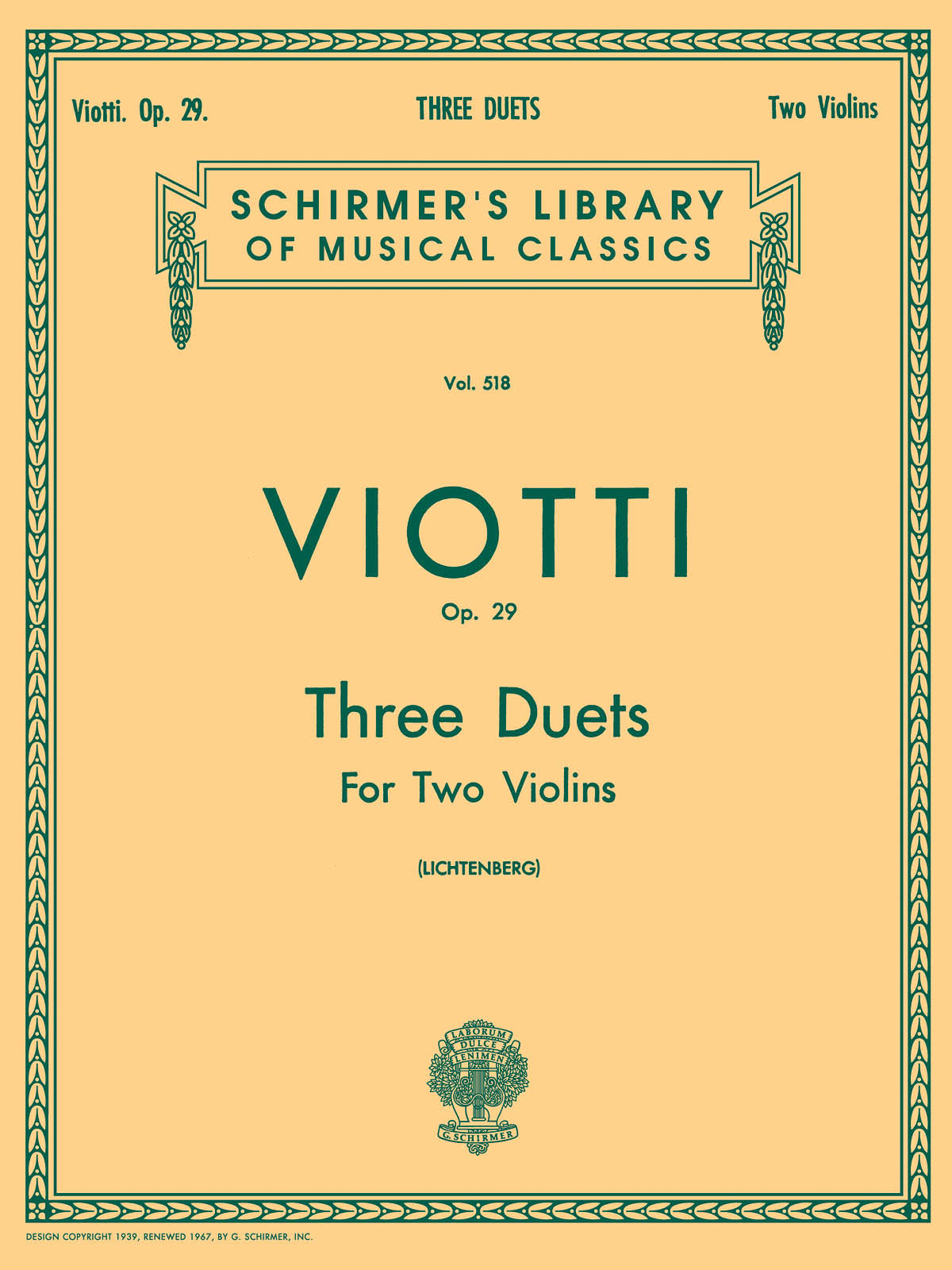 Viotti: 3 Duets, Op. 29
