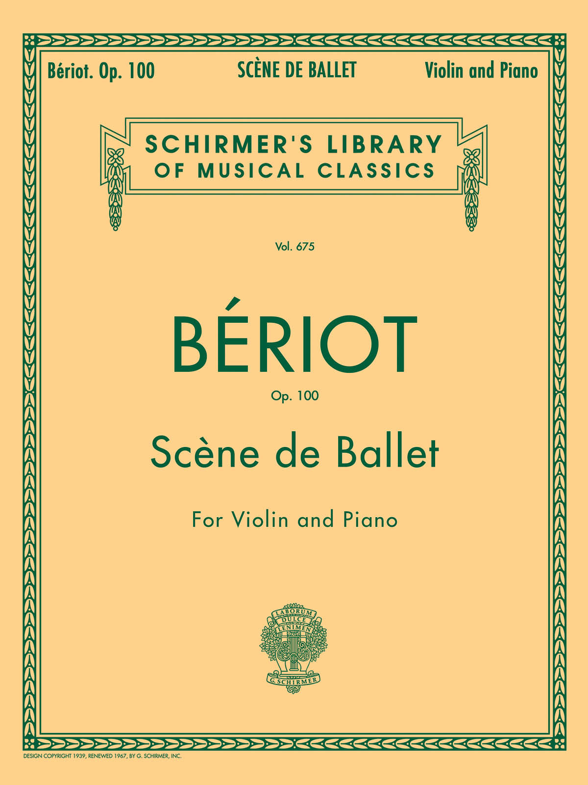 Bériot: Scène de Ballet, Op. 100