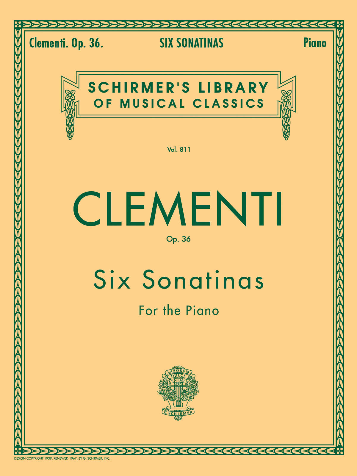 Clementi: Six Sonatinas, Op. 36