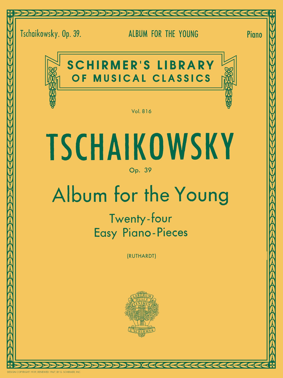 Tchaikovsky: Album for the Young Op. 39