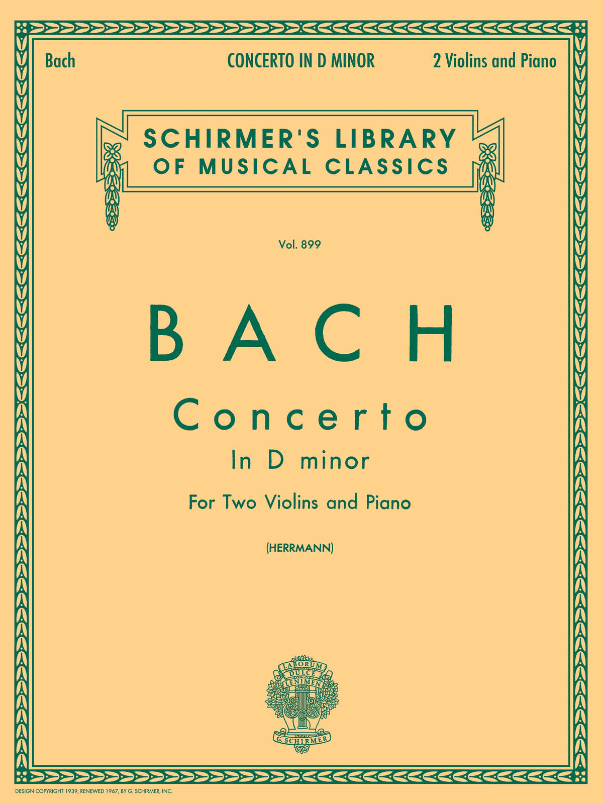 Bach: Concerto In D Minor