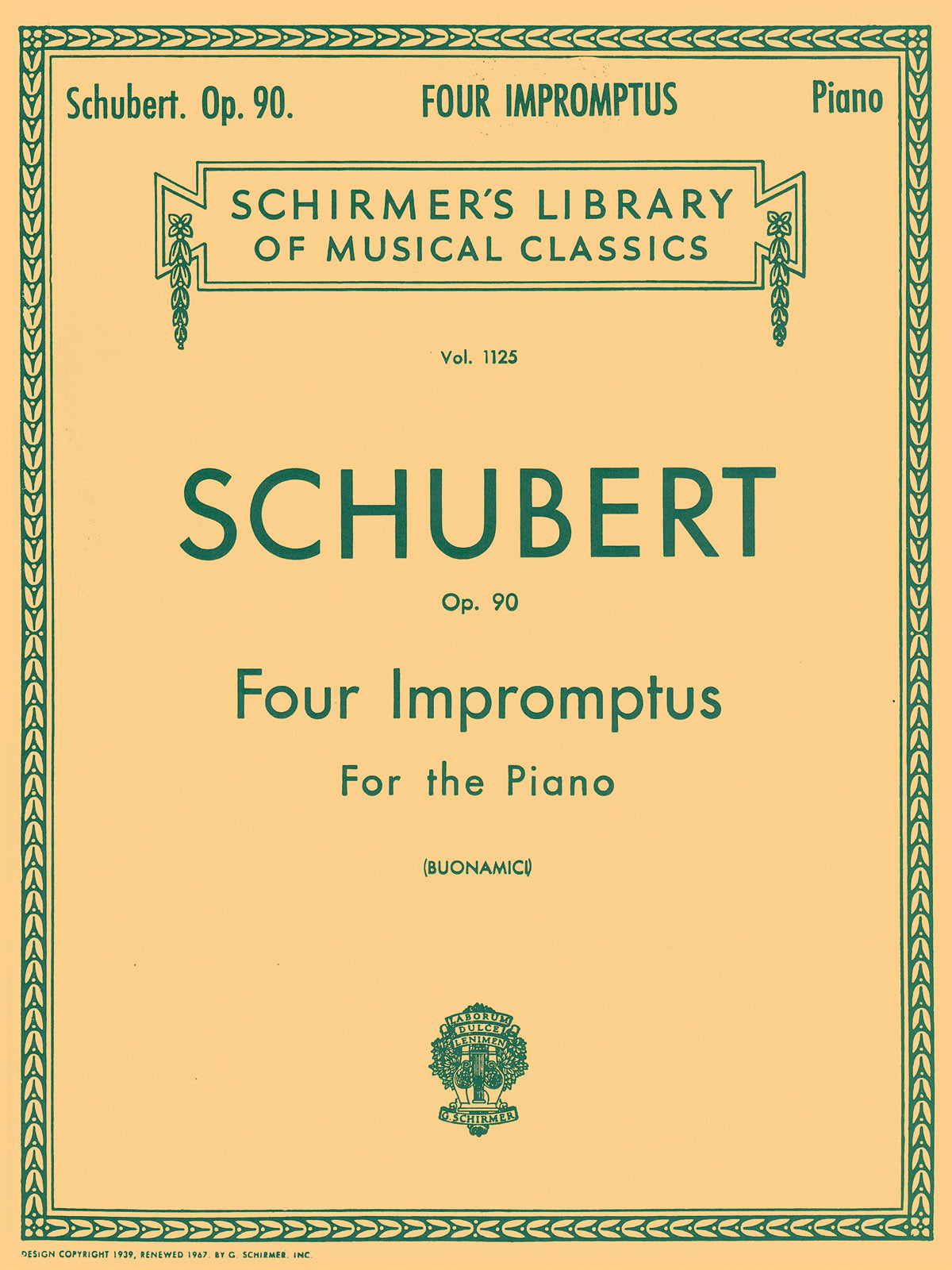 Schubert: 4 Impromptus, Op. 90