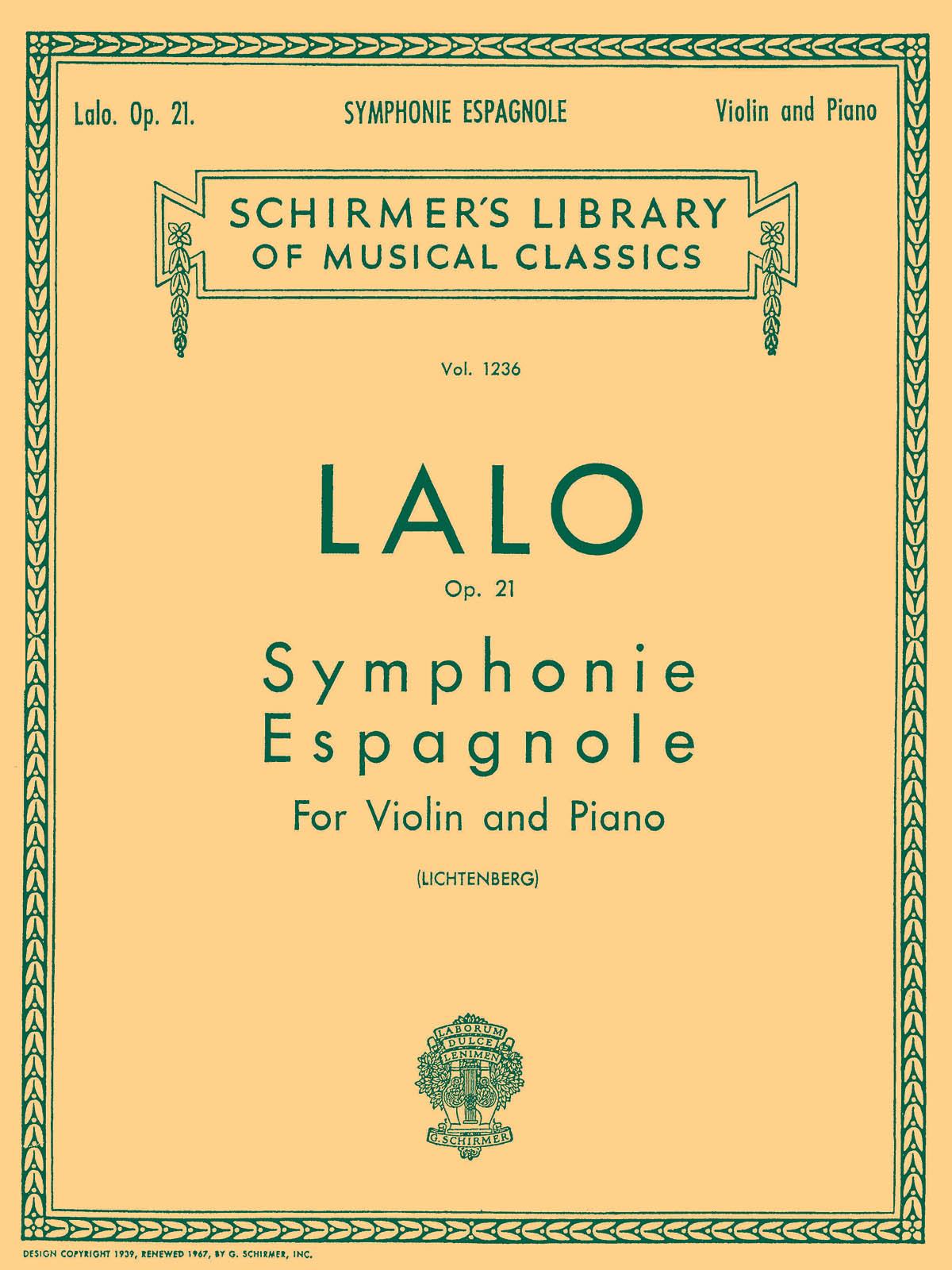 Lalo: Symphonie Espagnole, Op. 21