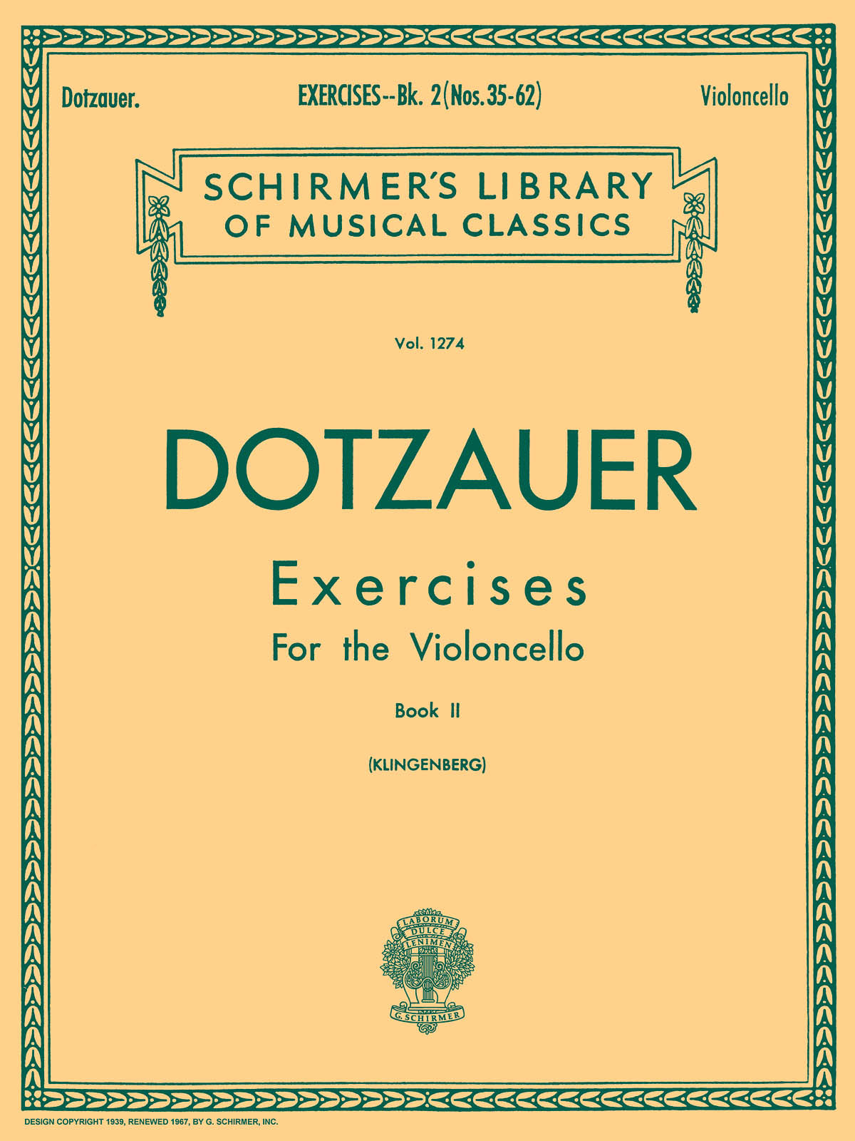 Dotzauer: Exercises for Violoncello - Book 2