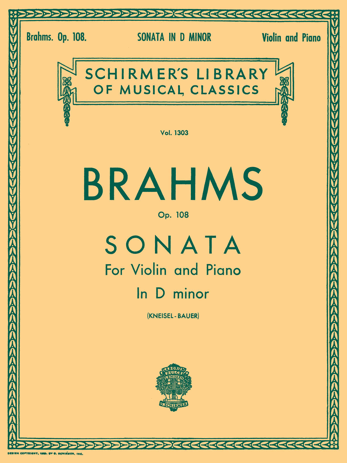Brahms: Sonata in D Minor, Op. 108