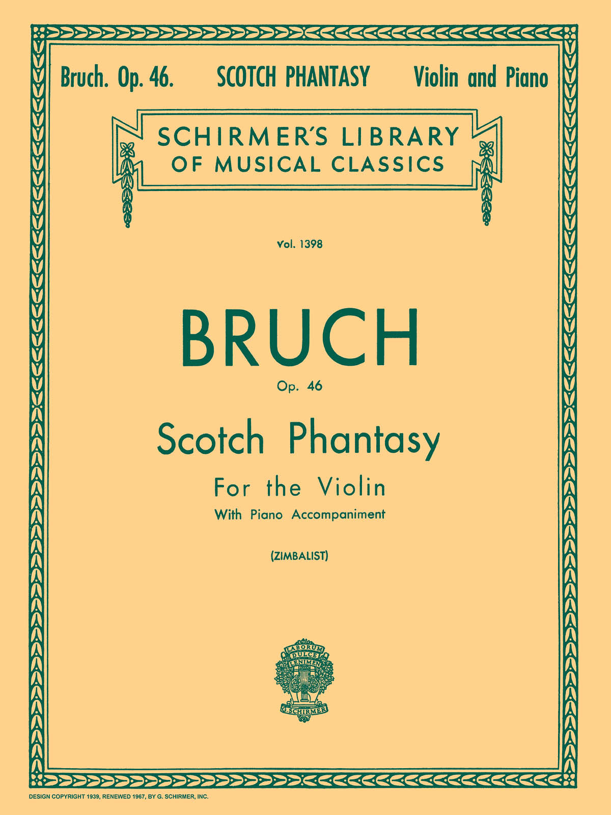 Bruch: Scotch Phantasy, Op. 46