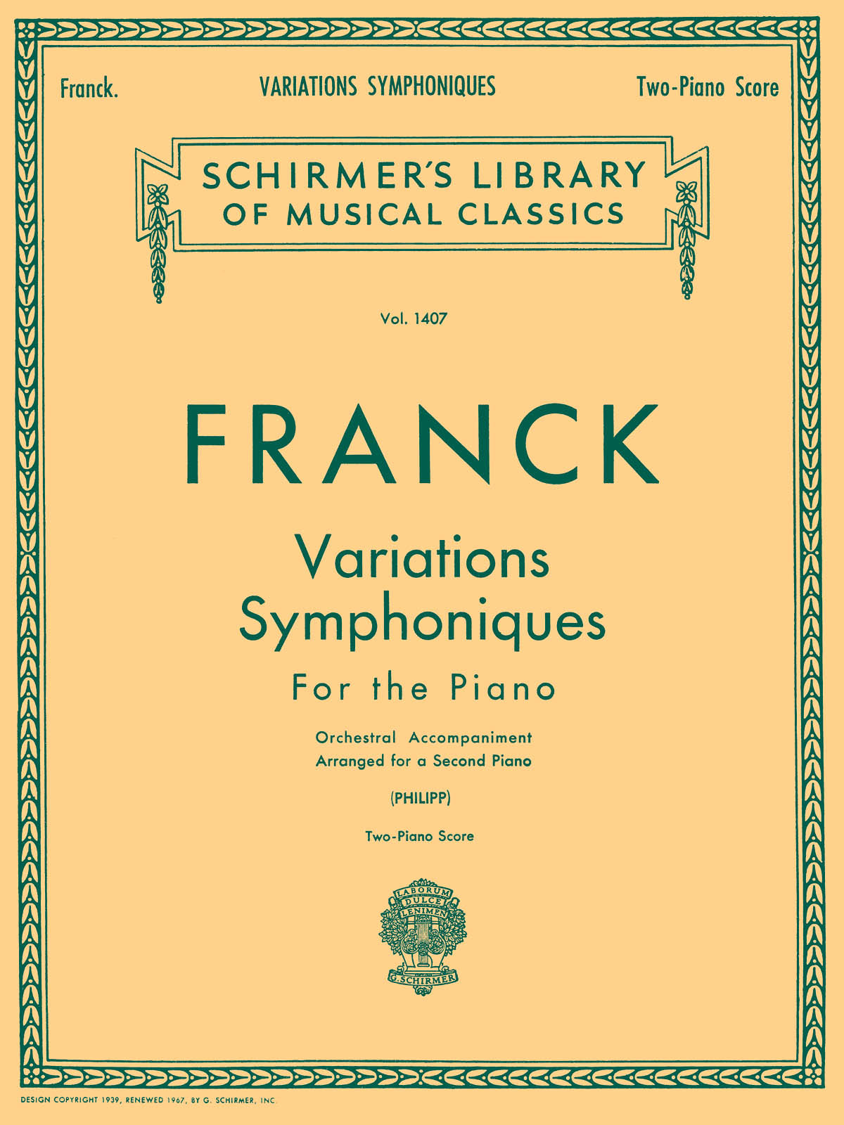Franck: Variations Symphoniques