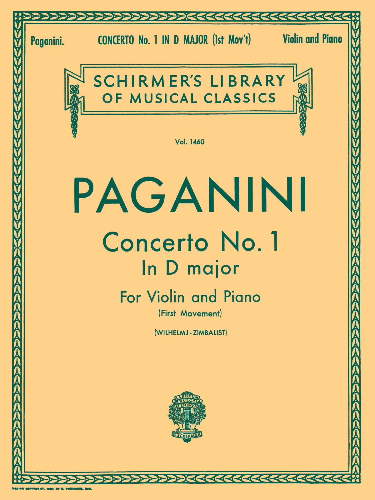 Paganini: Violin Concerto No.1 In D First Movement