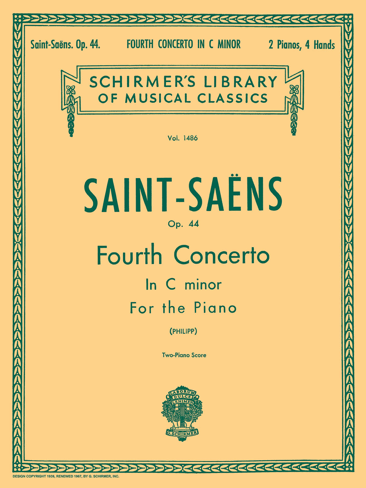 Saint-Saëns: Concerto No. 4 in C Minor, Op. 44