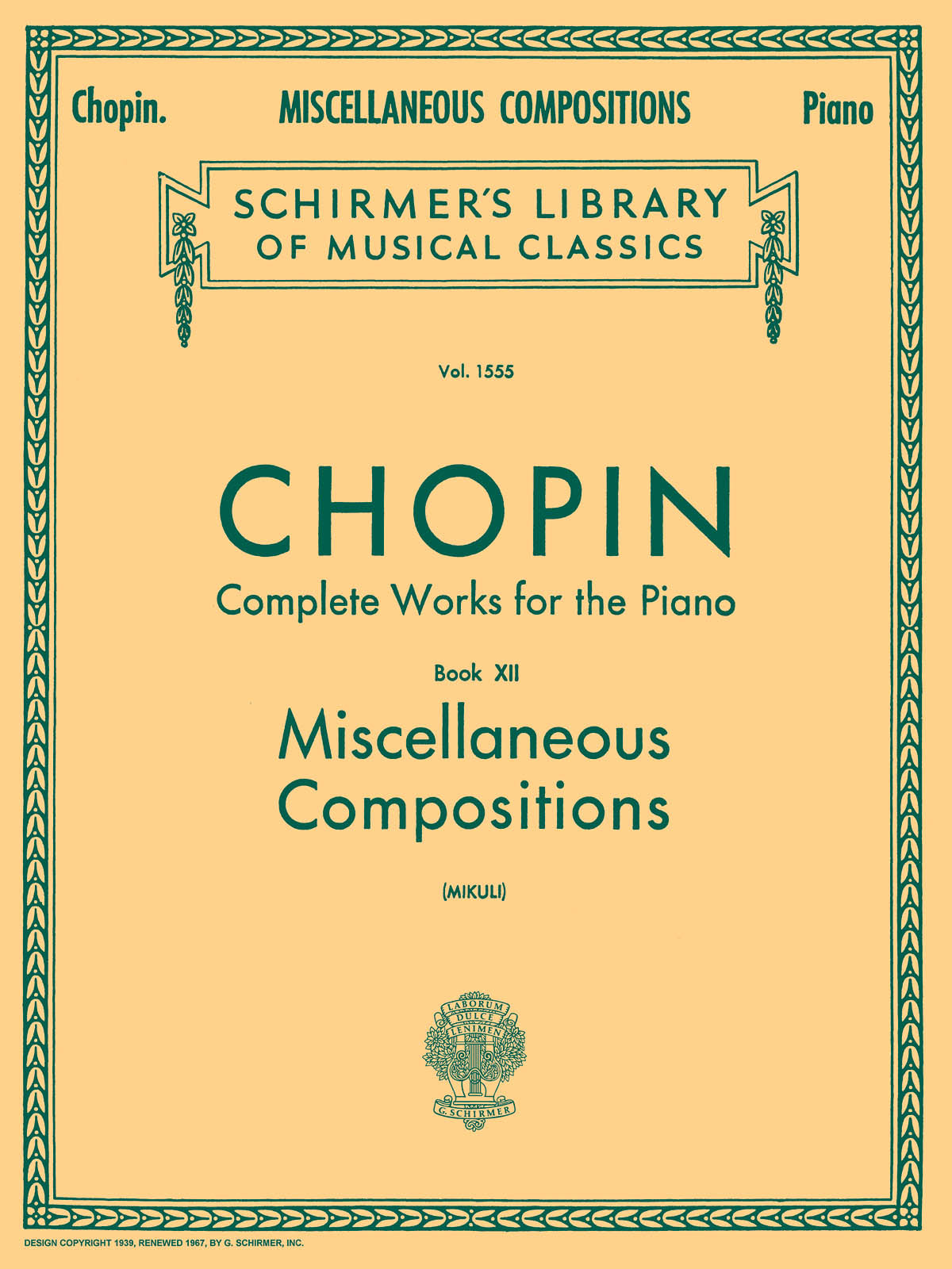 Chopin: Miscellaneous Compositions