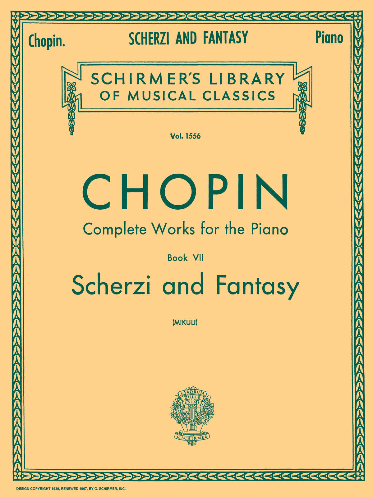 Chopin: Scherzi Fantasy in F Minor