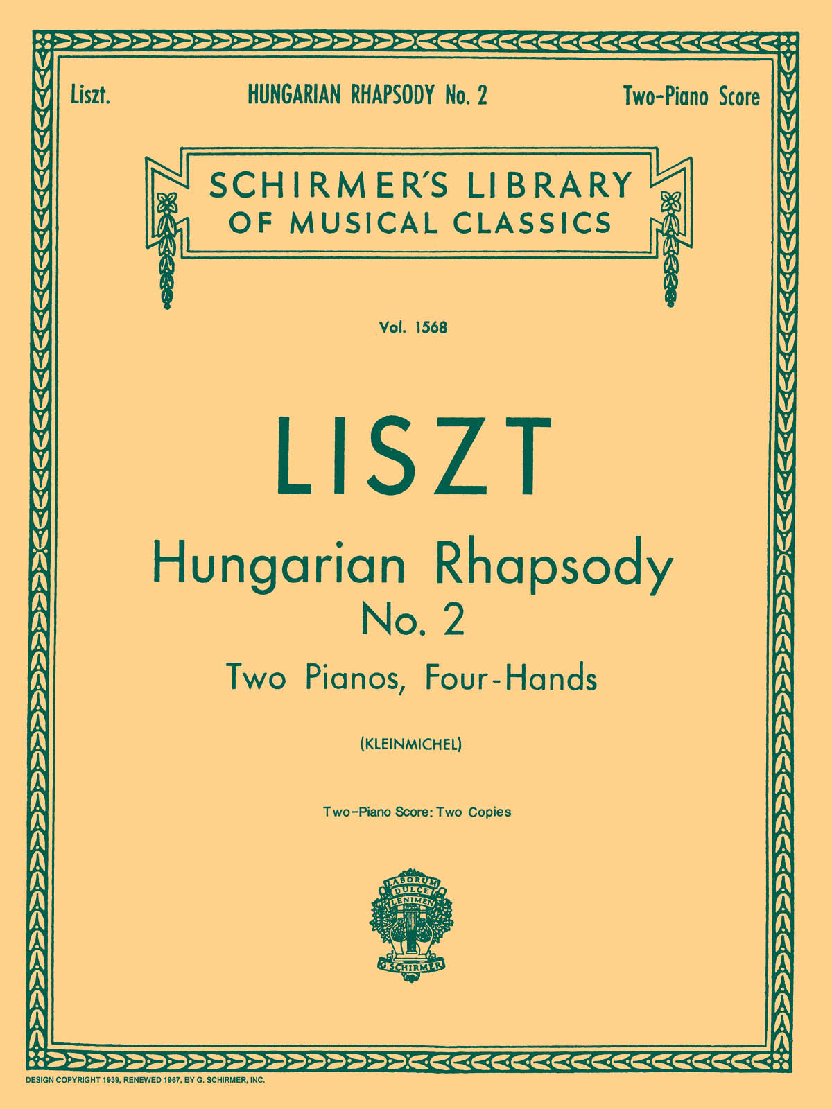 Listz: Hungarian Rhapsody No. 2 (set)