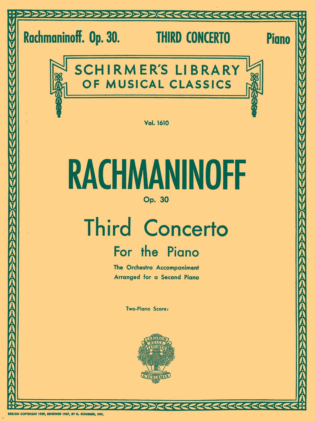 Rachmaninov: Concerto No. 3 in D Minor, Op. 30