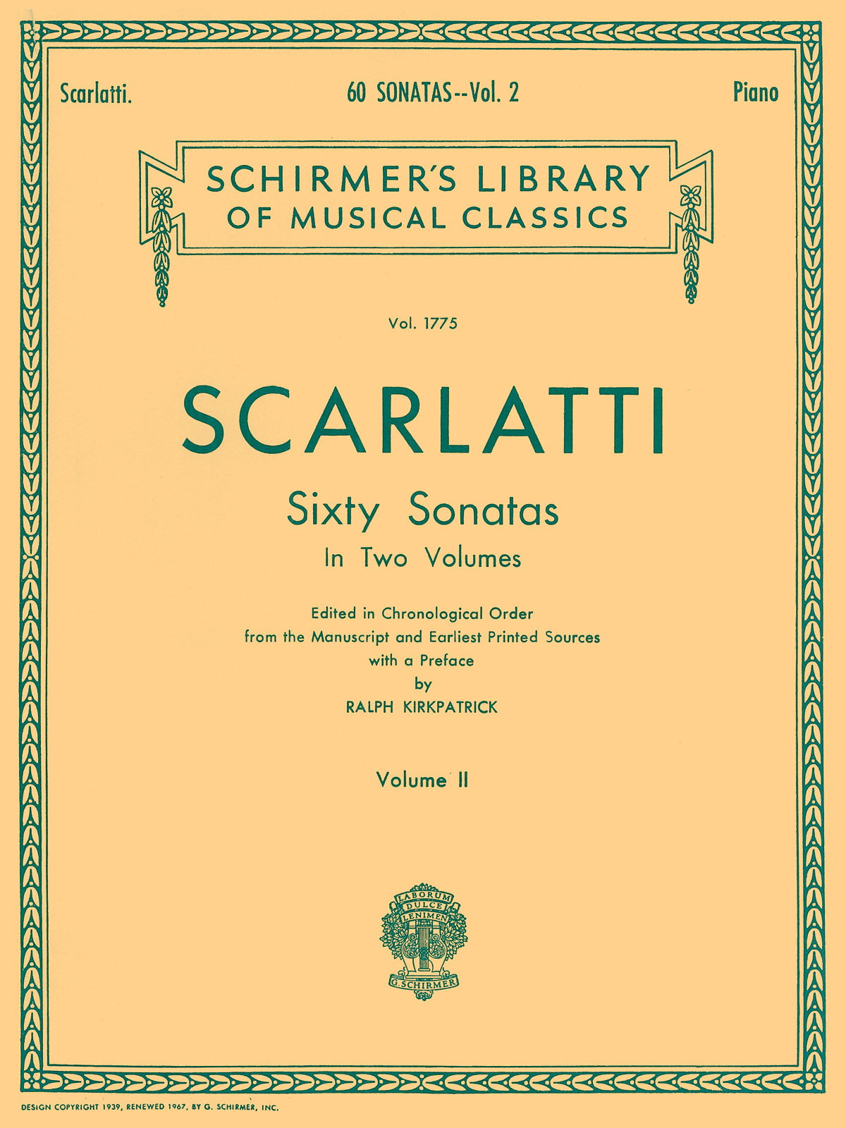 Scarlatti: 60 Sonatas - Volume 2