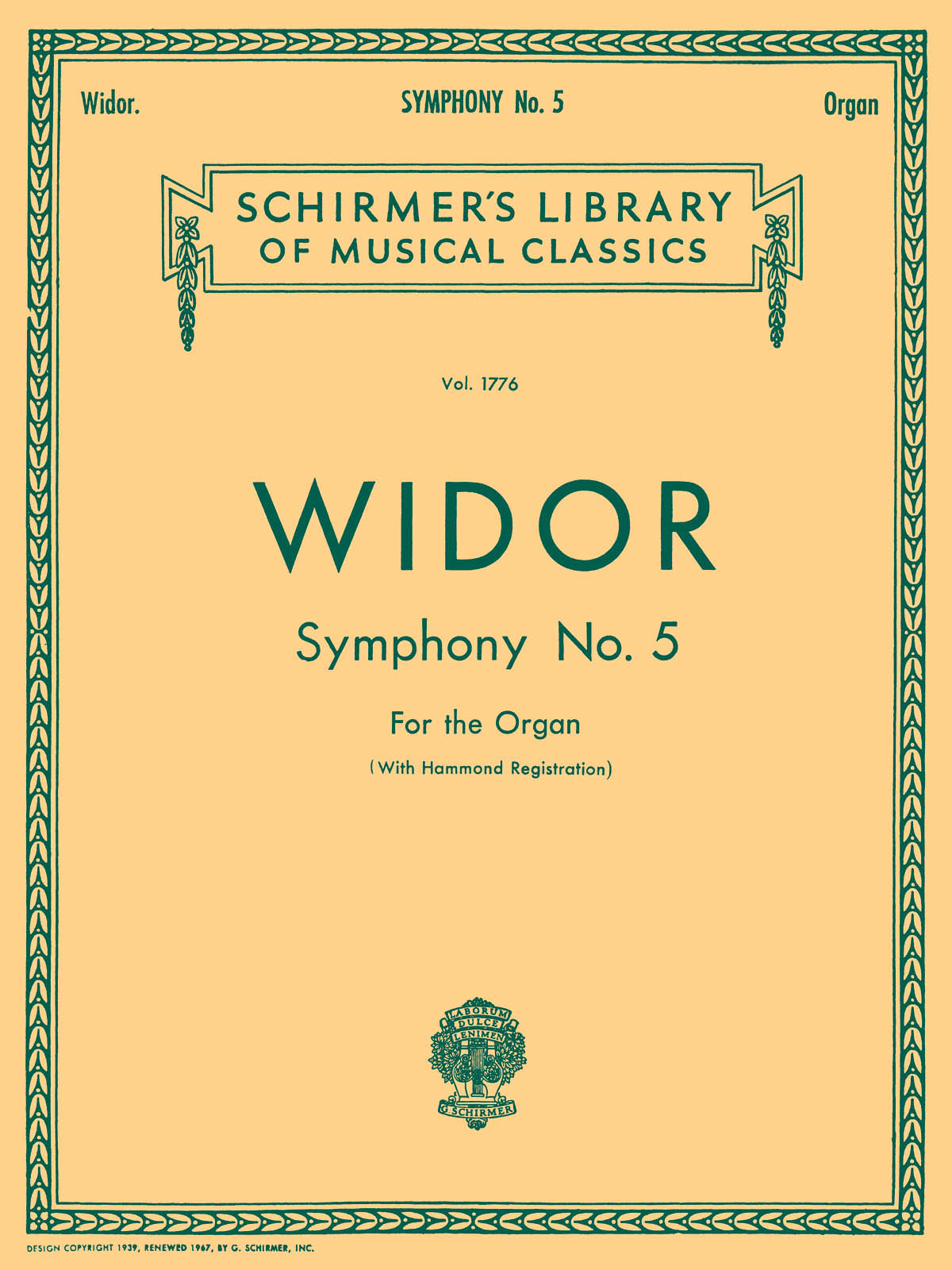 Widor: Symphony No. 5