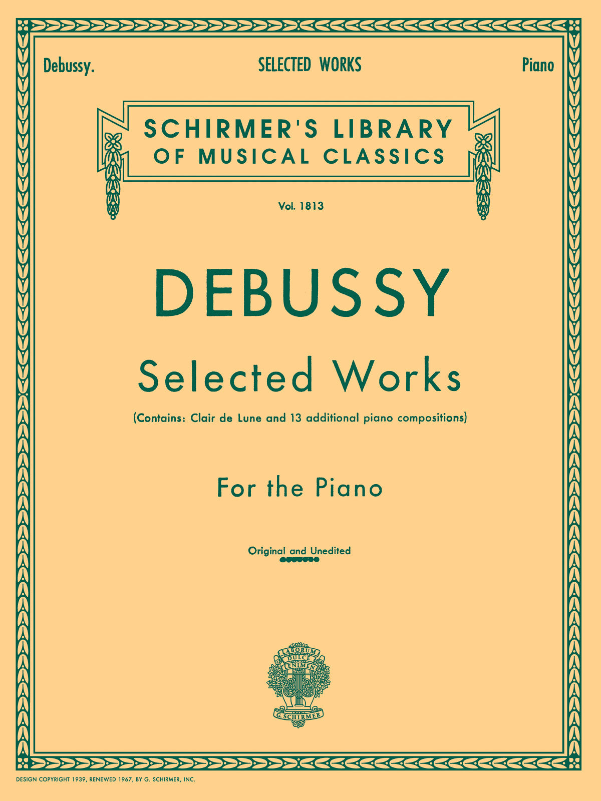 Debussy: Selected Works for Piano