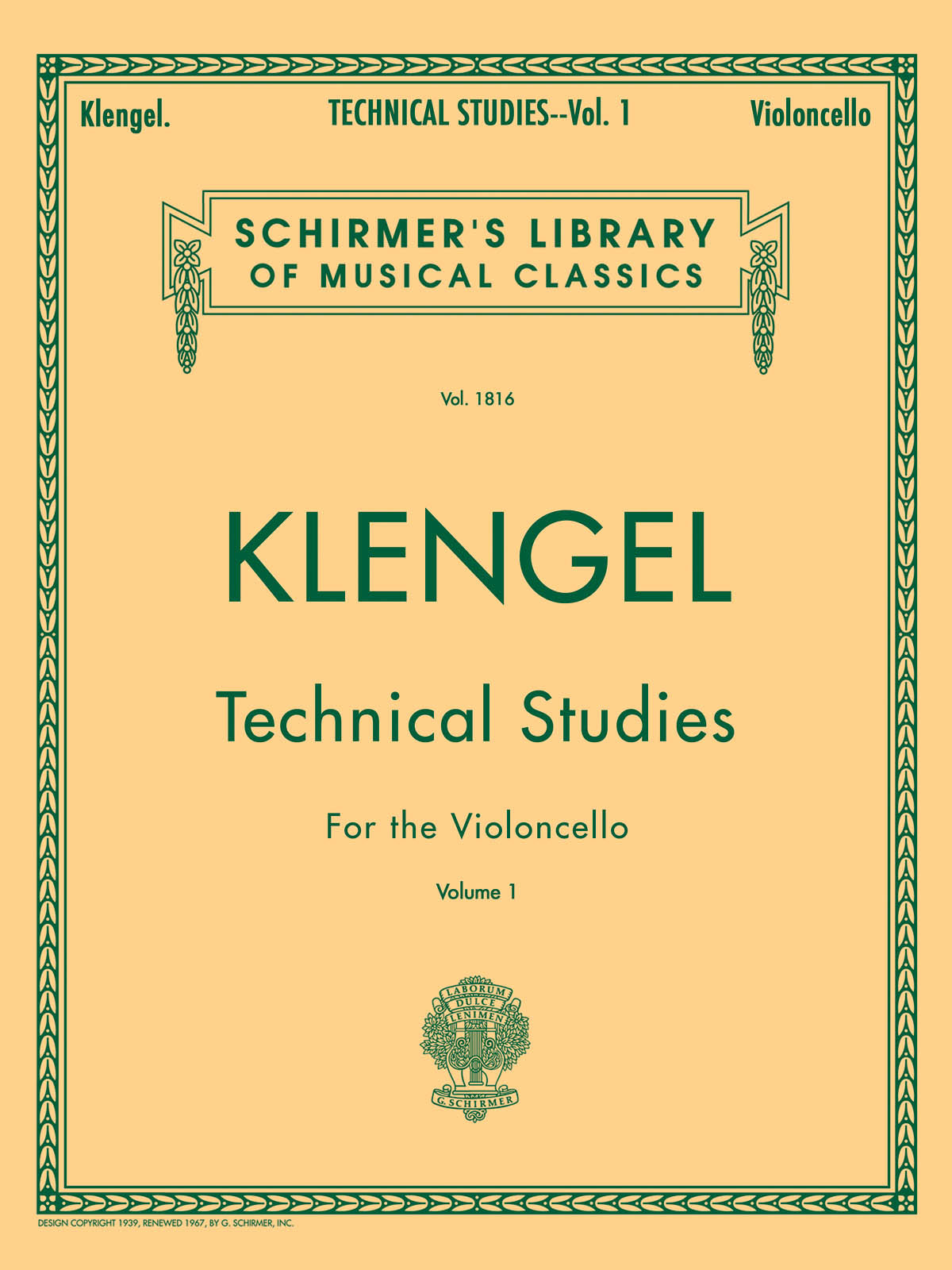 Klengel: Technical Studies - Volume 1