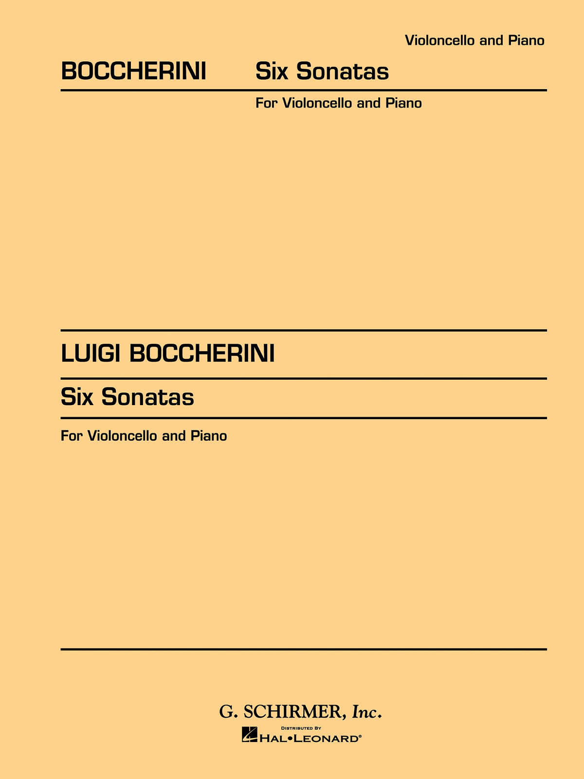 Boccherini: 6 Sonatas