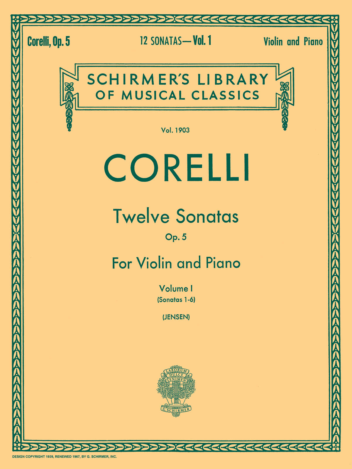 Corelli: Twelve Sonatas, Op. 5 - Volume 1