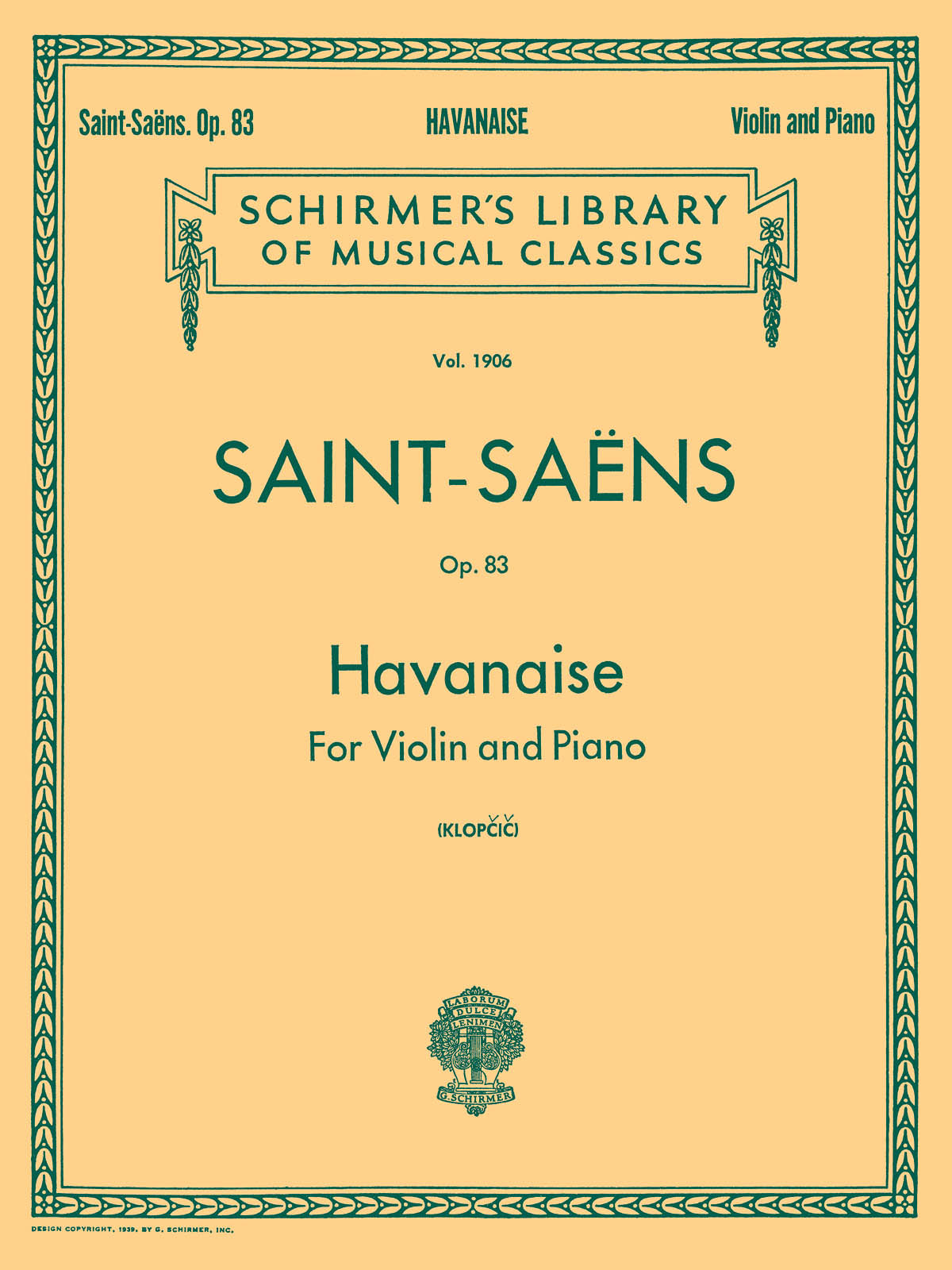 Saint-Saëns: Havanaise Op.83