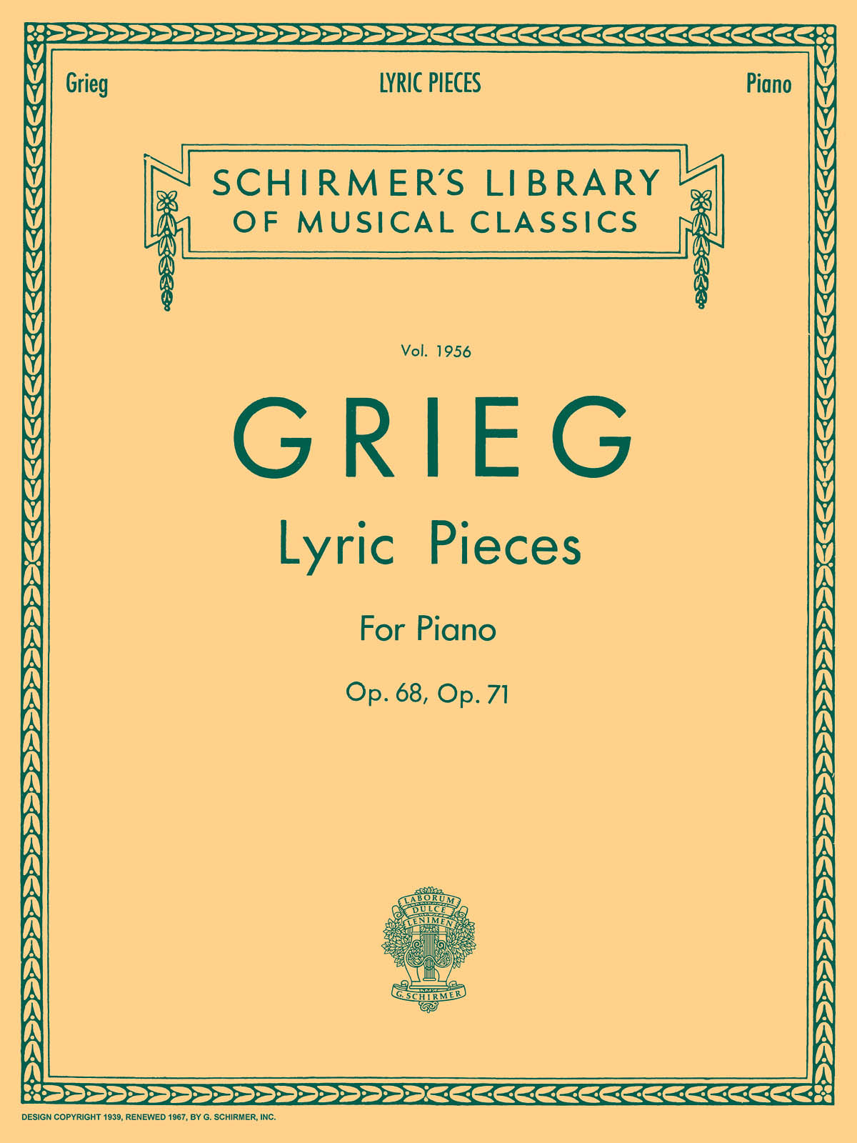 Grieg: Lyric Pieces - Volume 5: Op. 68, 71