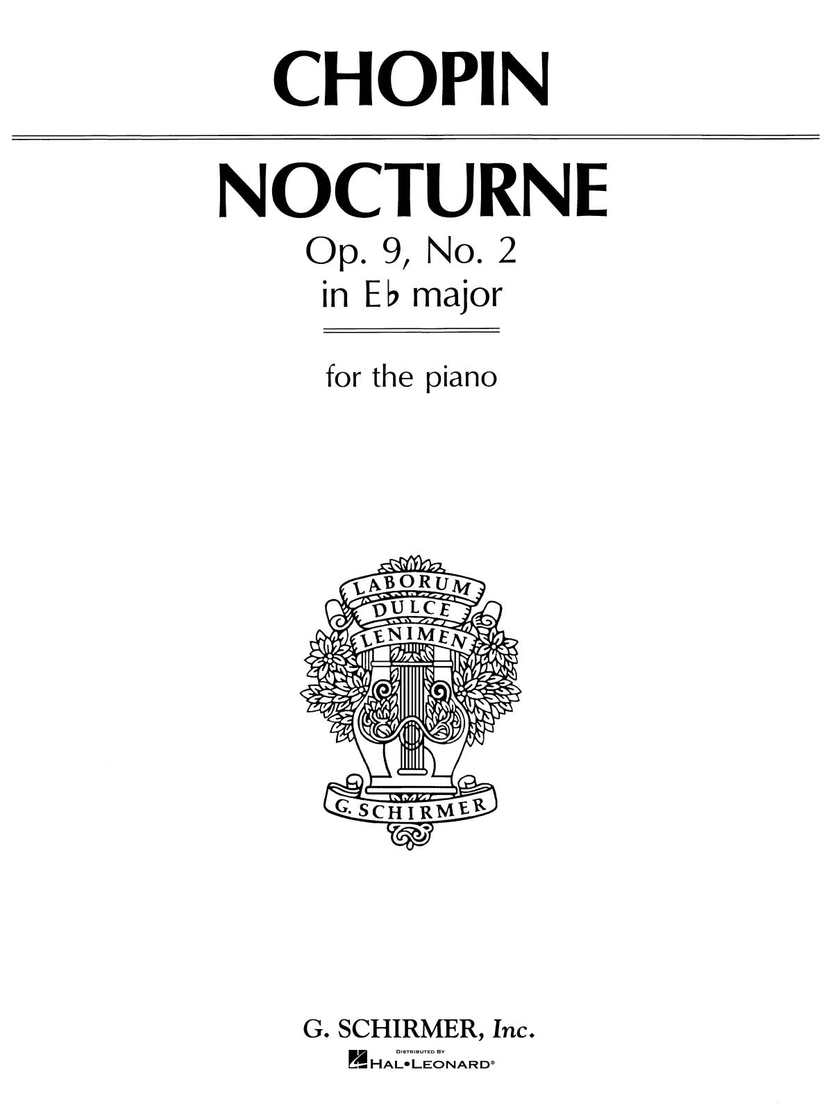 Chopin: Nocturne, Op. 9, No. 2 in Eb Major
