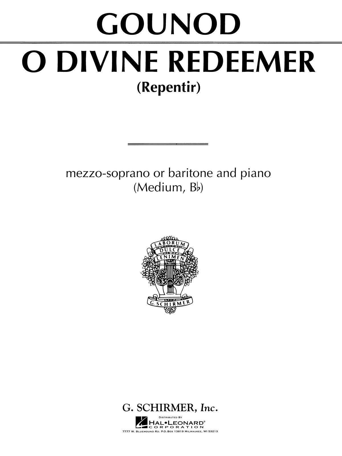 Gounod: O Divine Redeemer