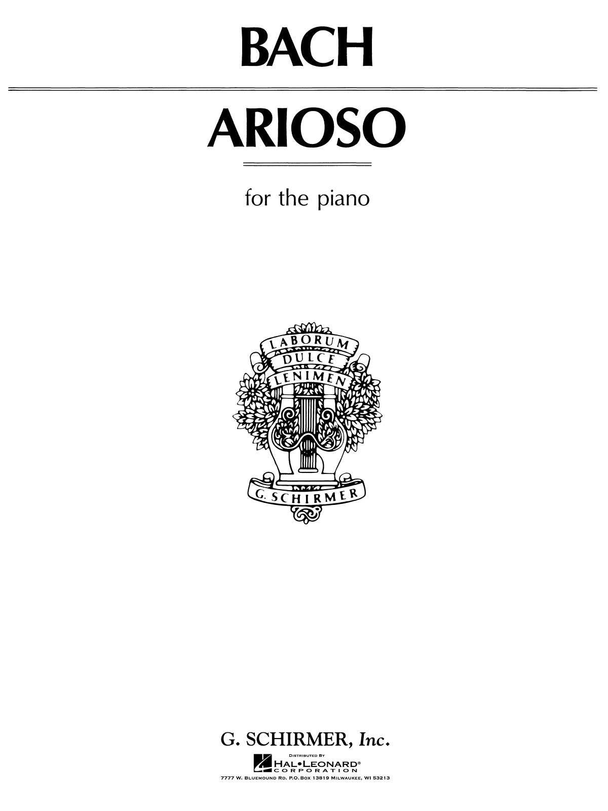 Bach: Arioso
