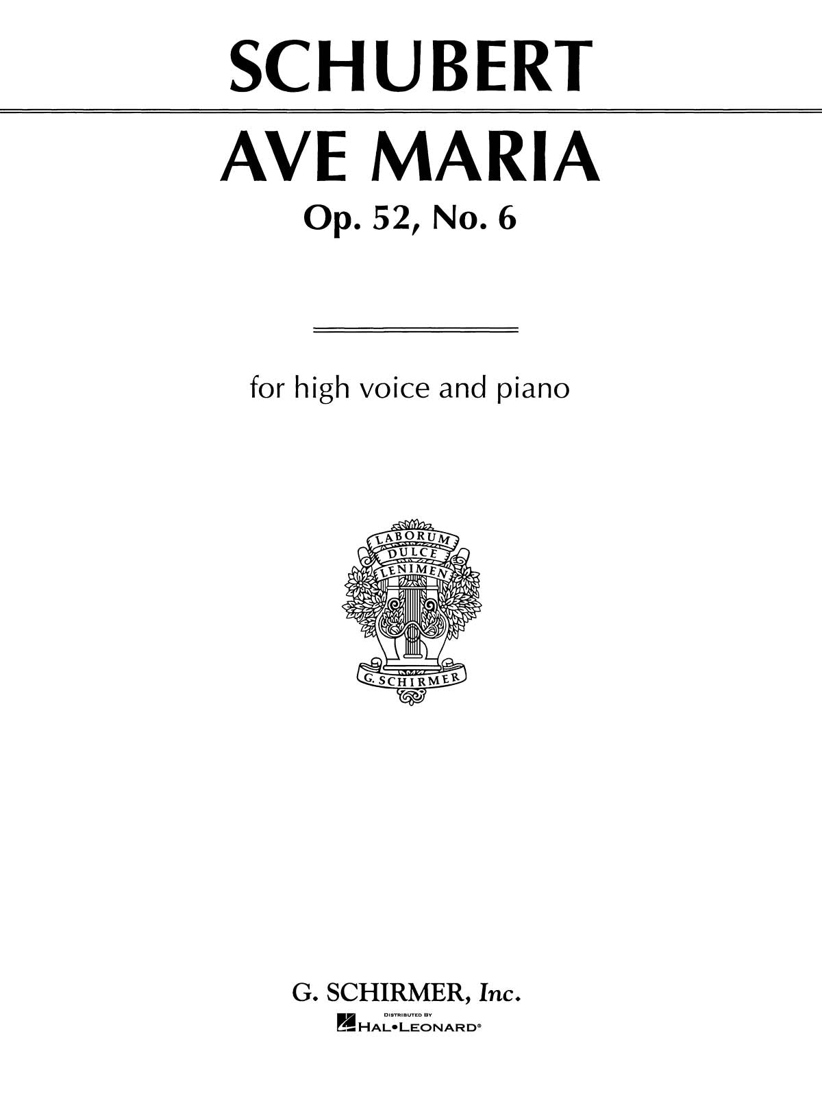 Schubert: Ave Maria