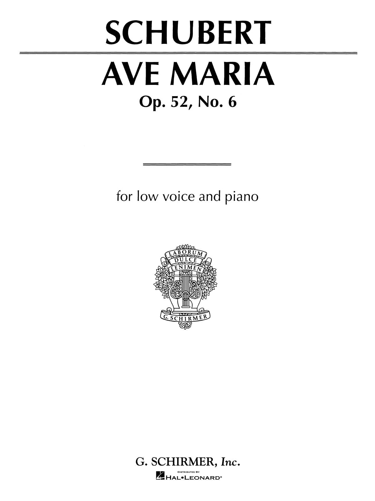 Schubert: Ave Maria