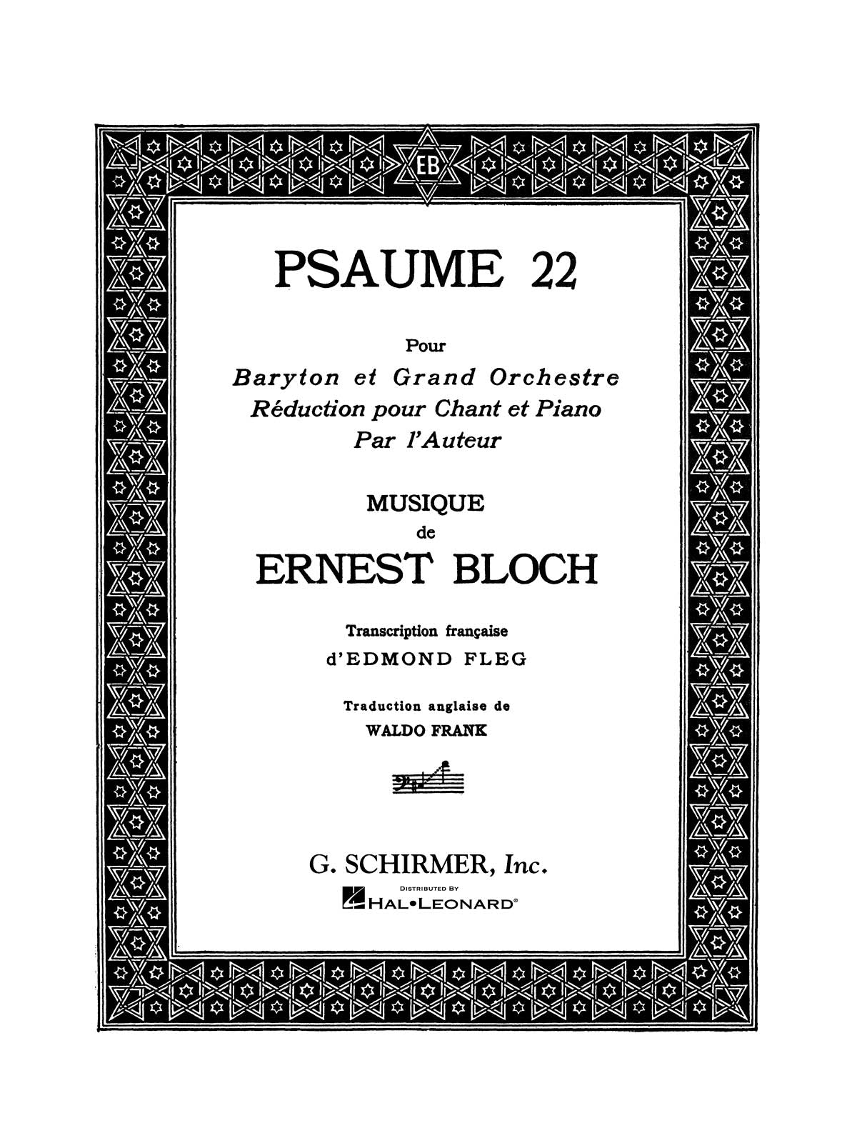 Bloch: Psaume 22