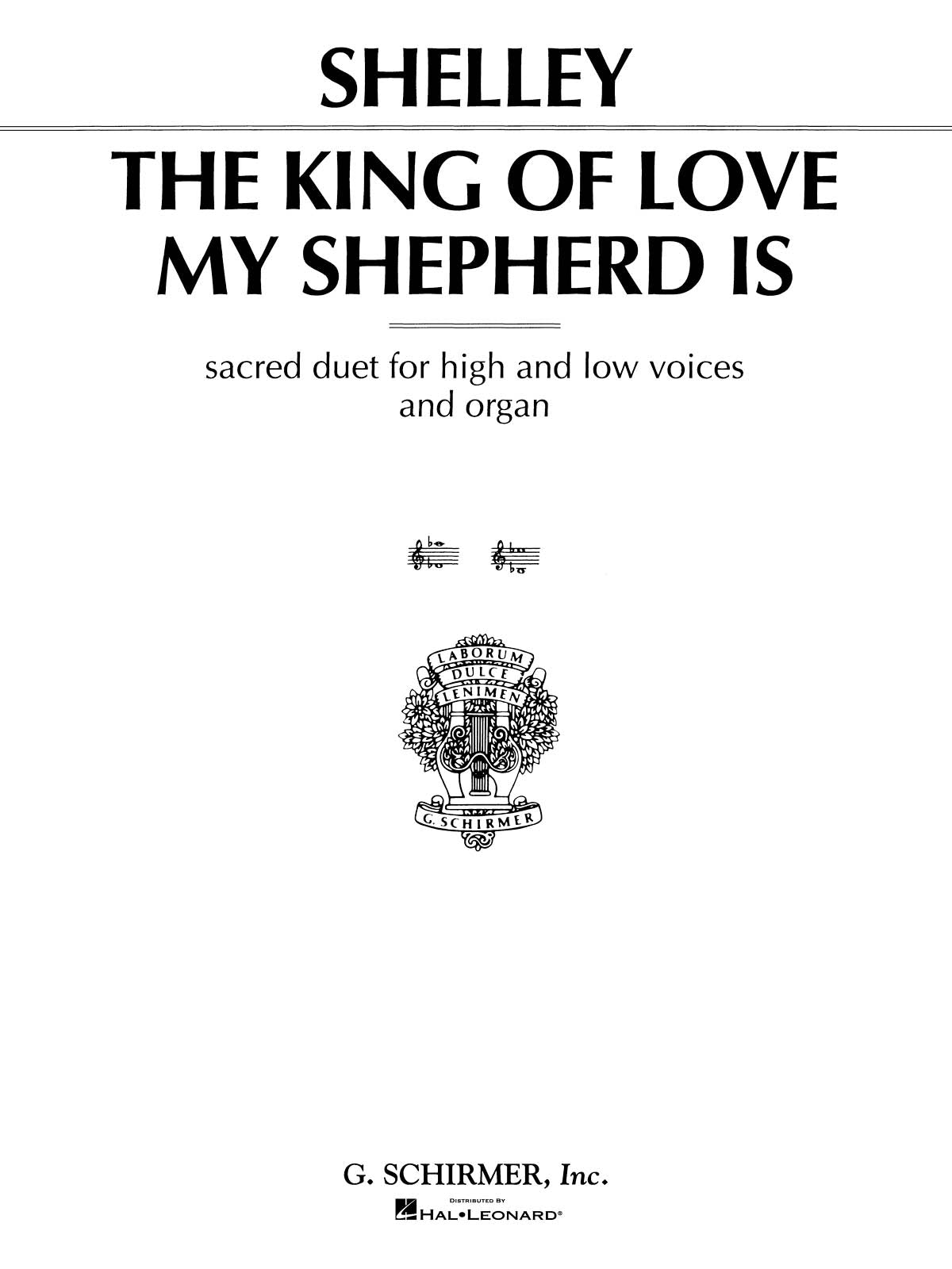 Shelley: The King of Love My Shepherd Is
