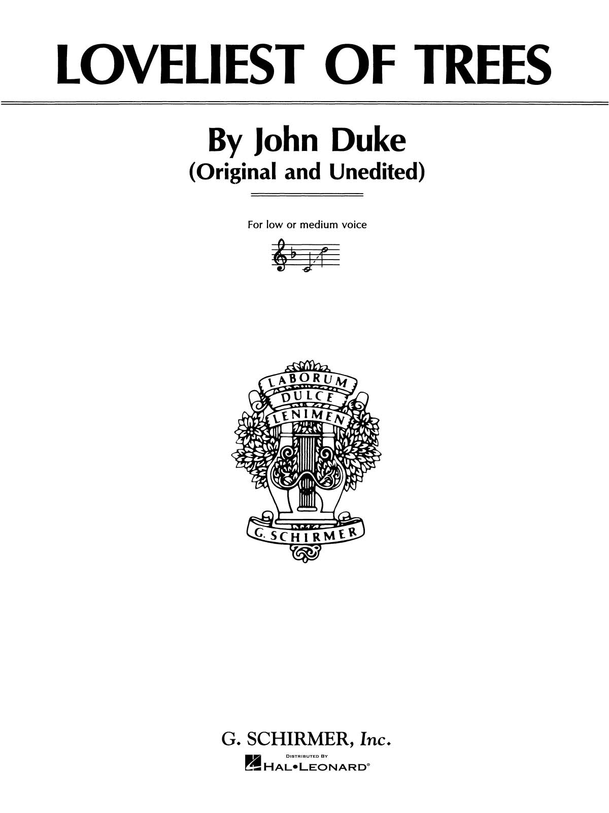 Duke: Loveliest of Trees