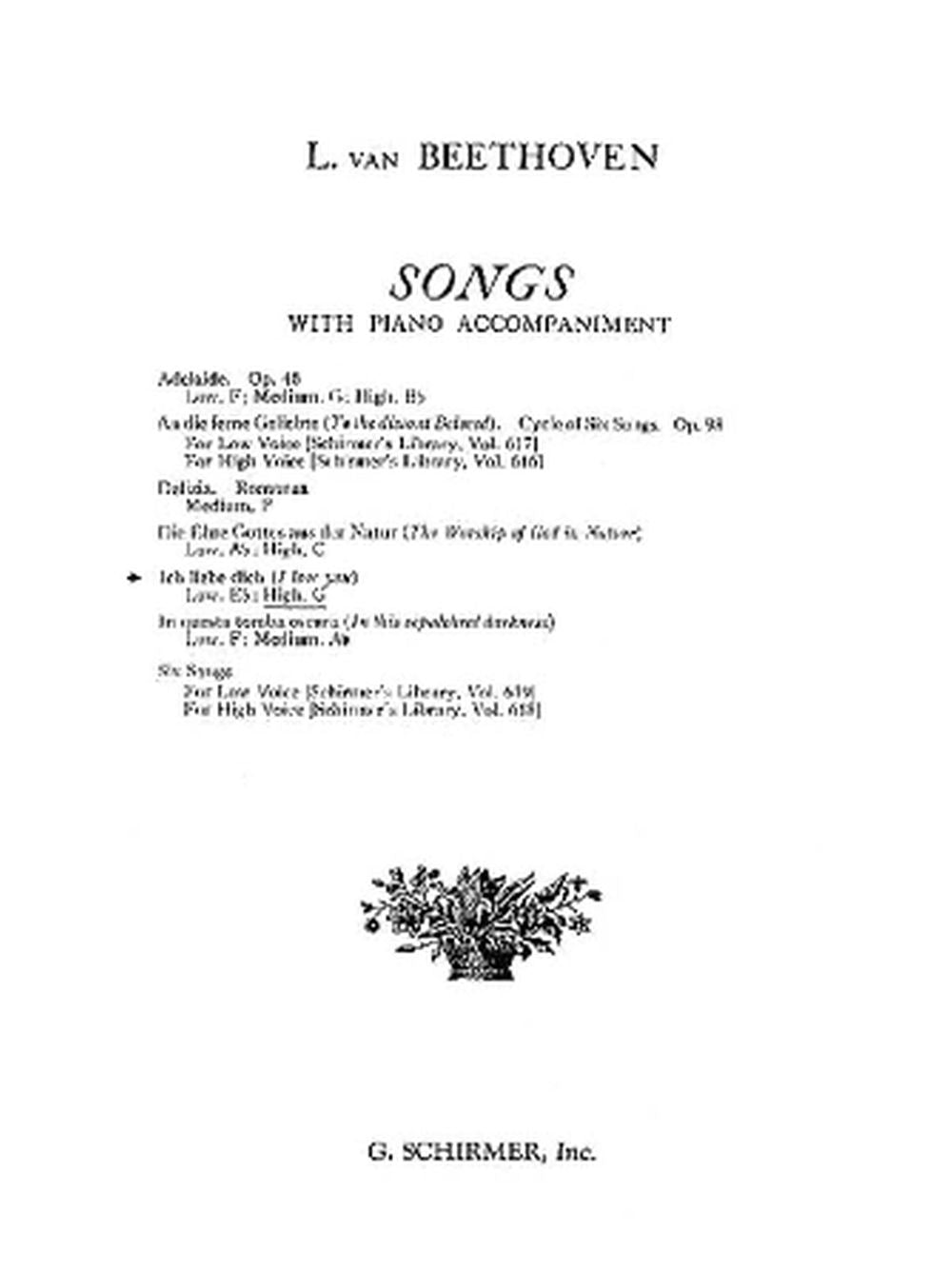 Beethoven: Ich Liebe Dich (I Love You)