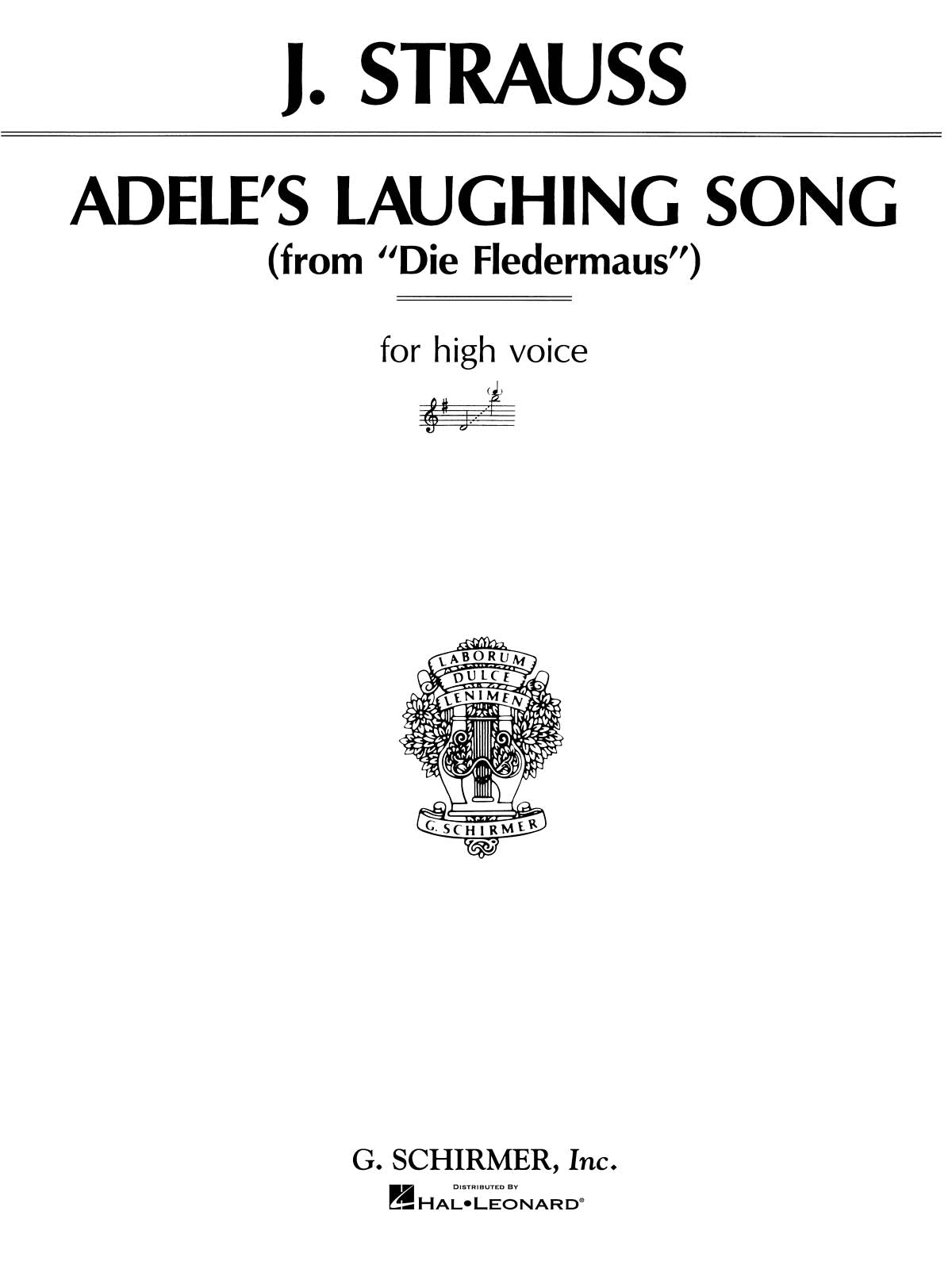 Strauss: Adele's Laughing Song in G