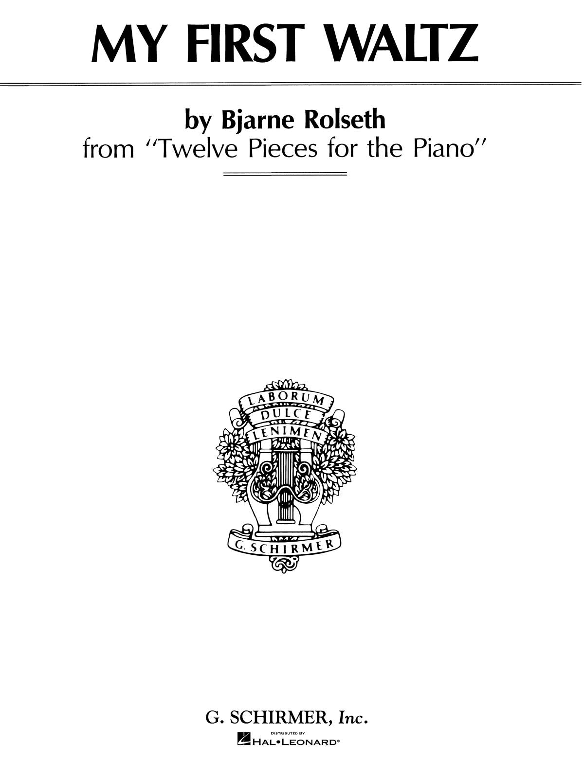 Rolseth: My First Waltz, Op. 40, No. 1