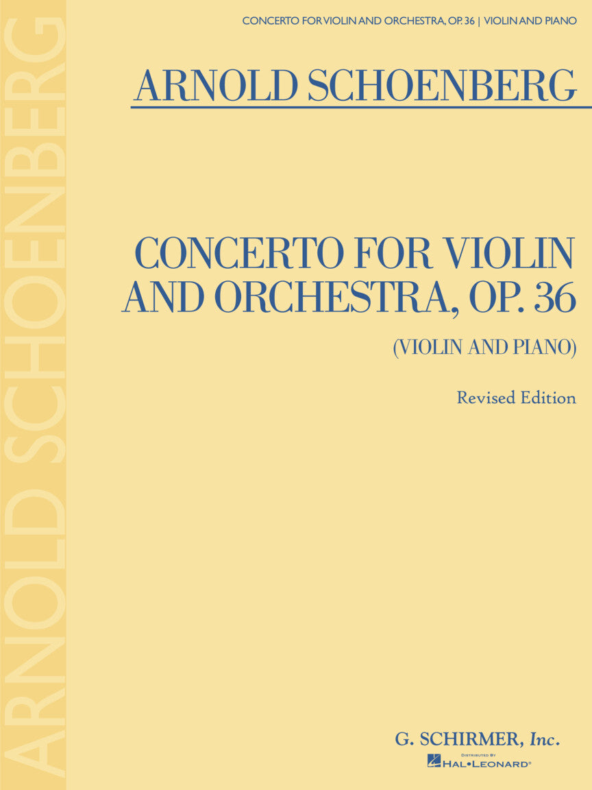 Schönberg: Concerto, Op. 36