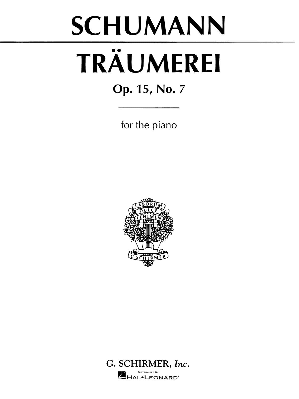 Schumann: Tr?umerei, Op. 15, No. 7