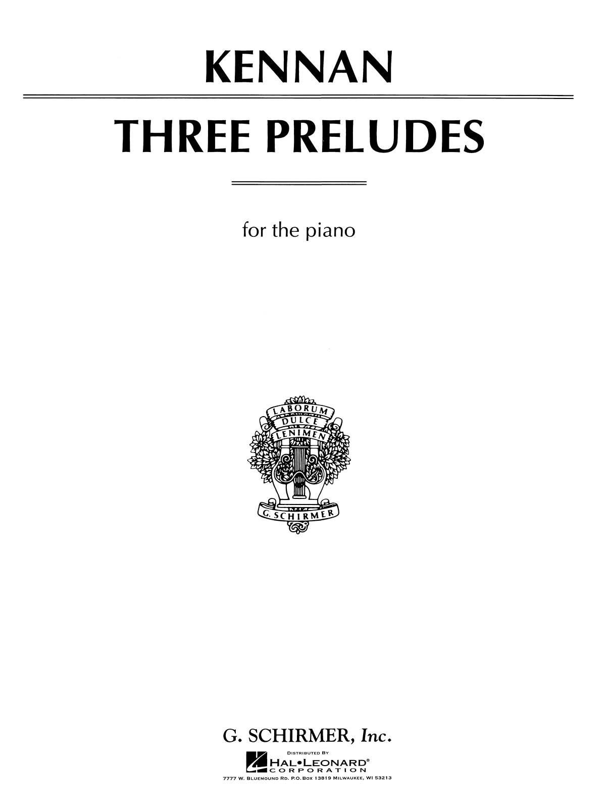 Kennan: 3 Preludes