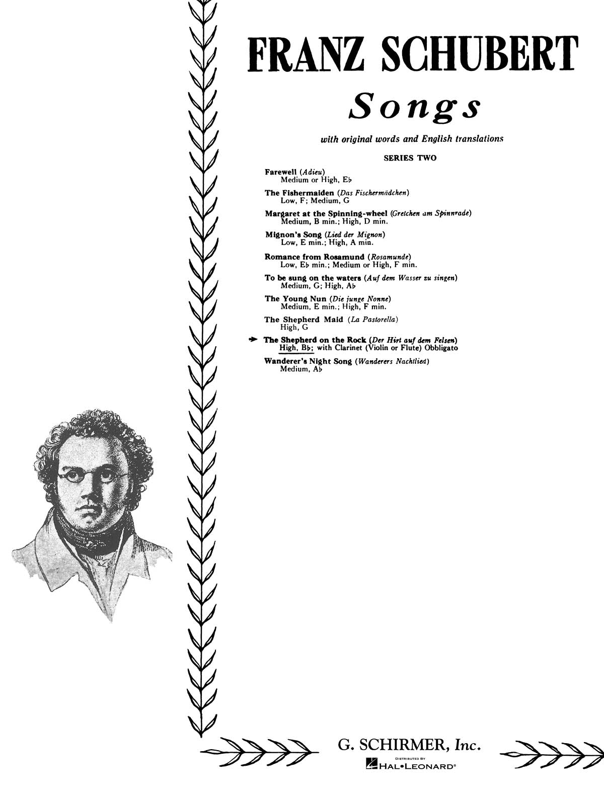 Schubert: Shepherd On The Rock