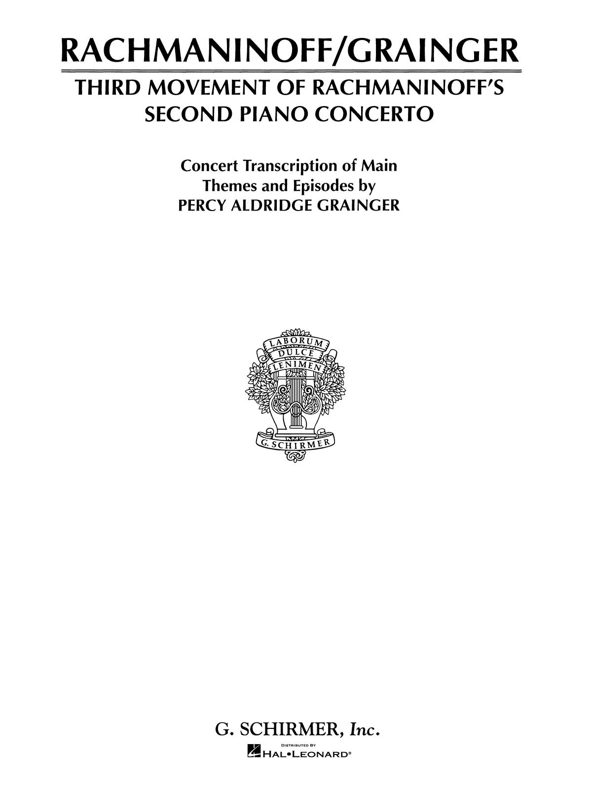 Rachmaninov: Concerto No. 2 - 3rd Movement