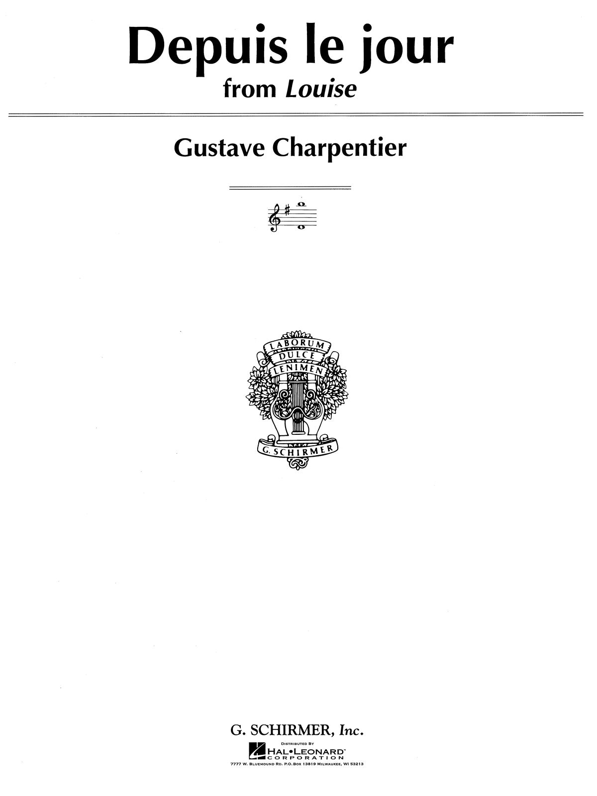 Charpentier: Depuis Le Jour