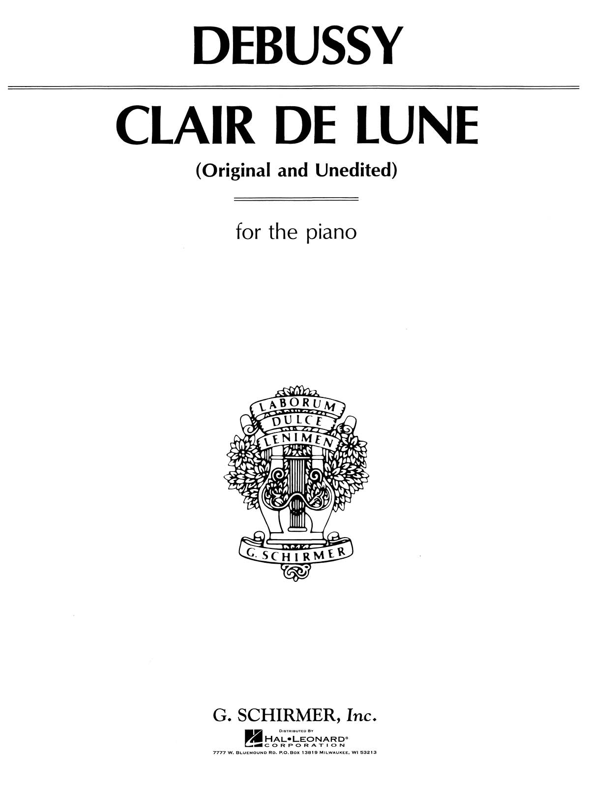 Debussy: Clair de Lune