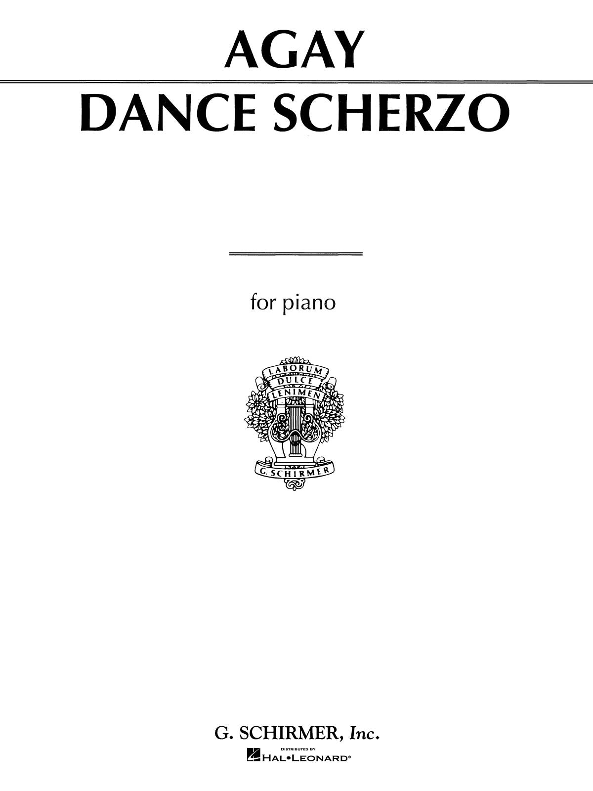 Agay: Dance Scherzo