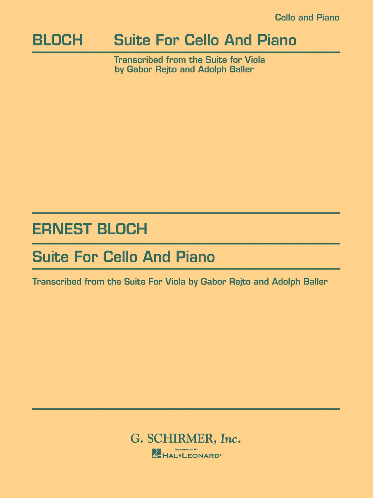 Bloch: Suite