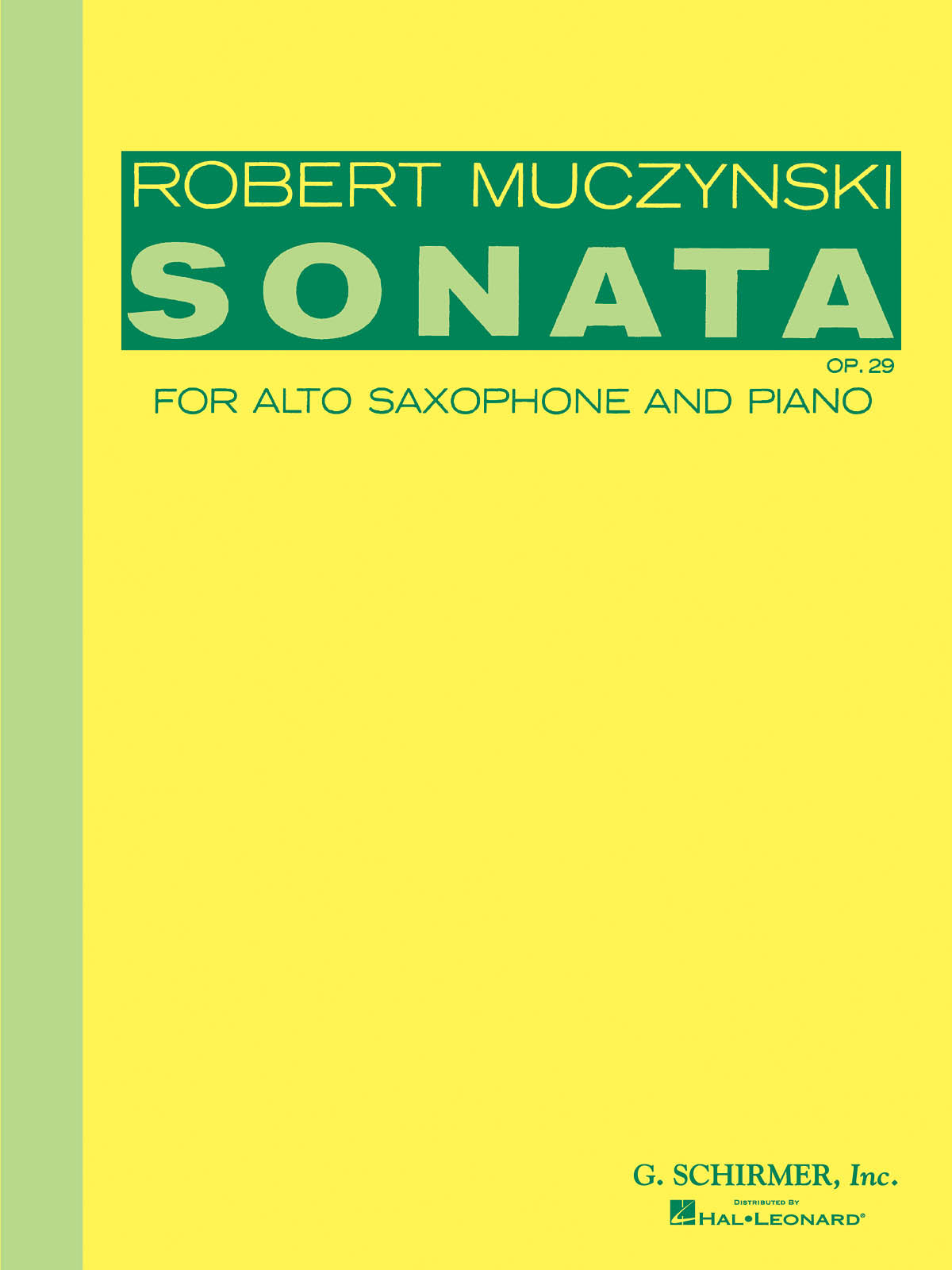 Muczynski: Sonata, Op. 29